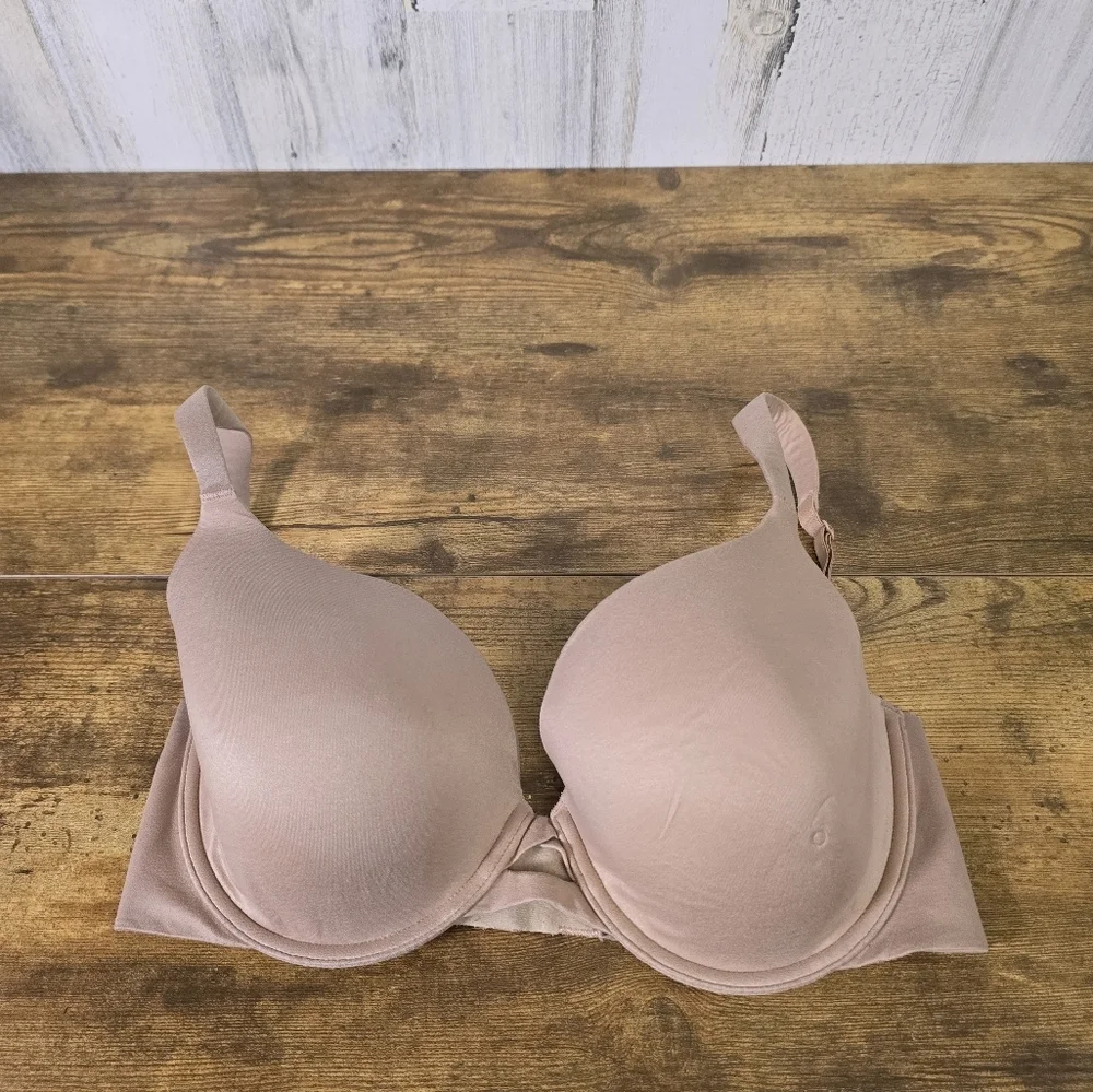 VS Victoria's secret lined perfect coverage brown bra women's size 34D